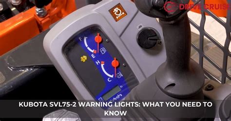 kubota skid steer warning lights svl75|kubota svl75 2 manual.